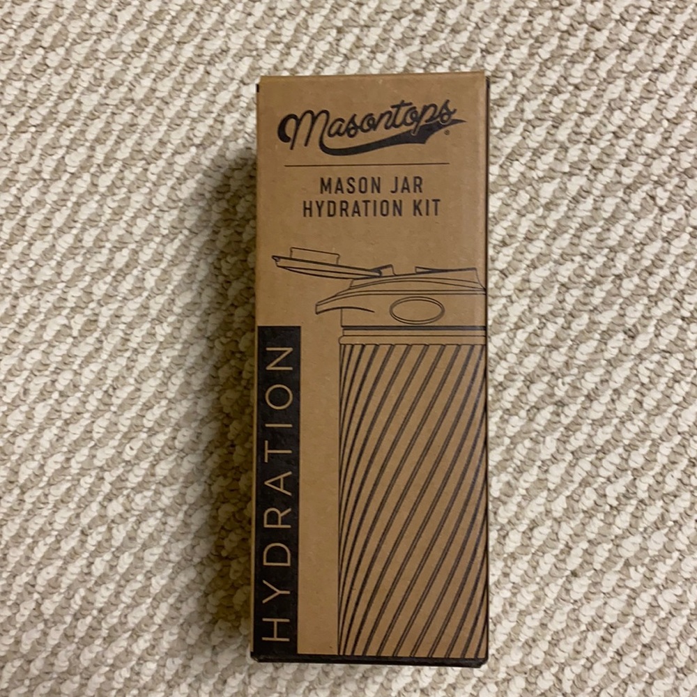 Mason Jar Hydration Kit Teal